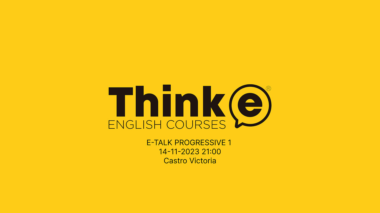 E-TALK PROGRESSIVE 1 14-11-2023