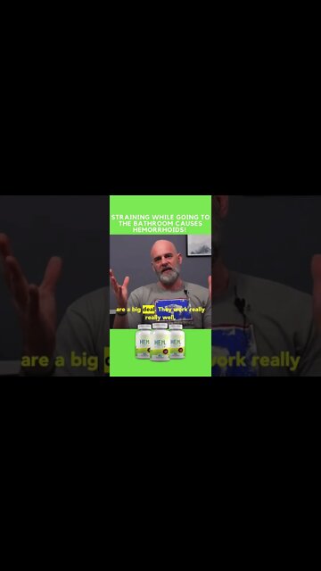 Straining While Going To The Bathroom Causes Hemorrhoids!