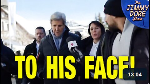 Climate HYPOCRITE John Kerry Called Out At Davos!