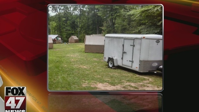 Boy Scouts troop searching for stolen equipment