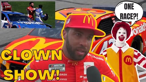 Calls For McDonald's To DROP Bubba Wallace GROW! NASCAR COWARDLY LIGHT SUSPENSION!
