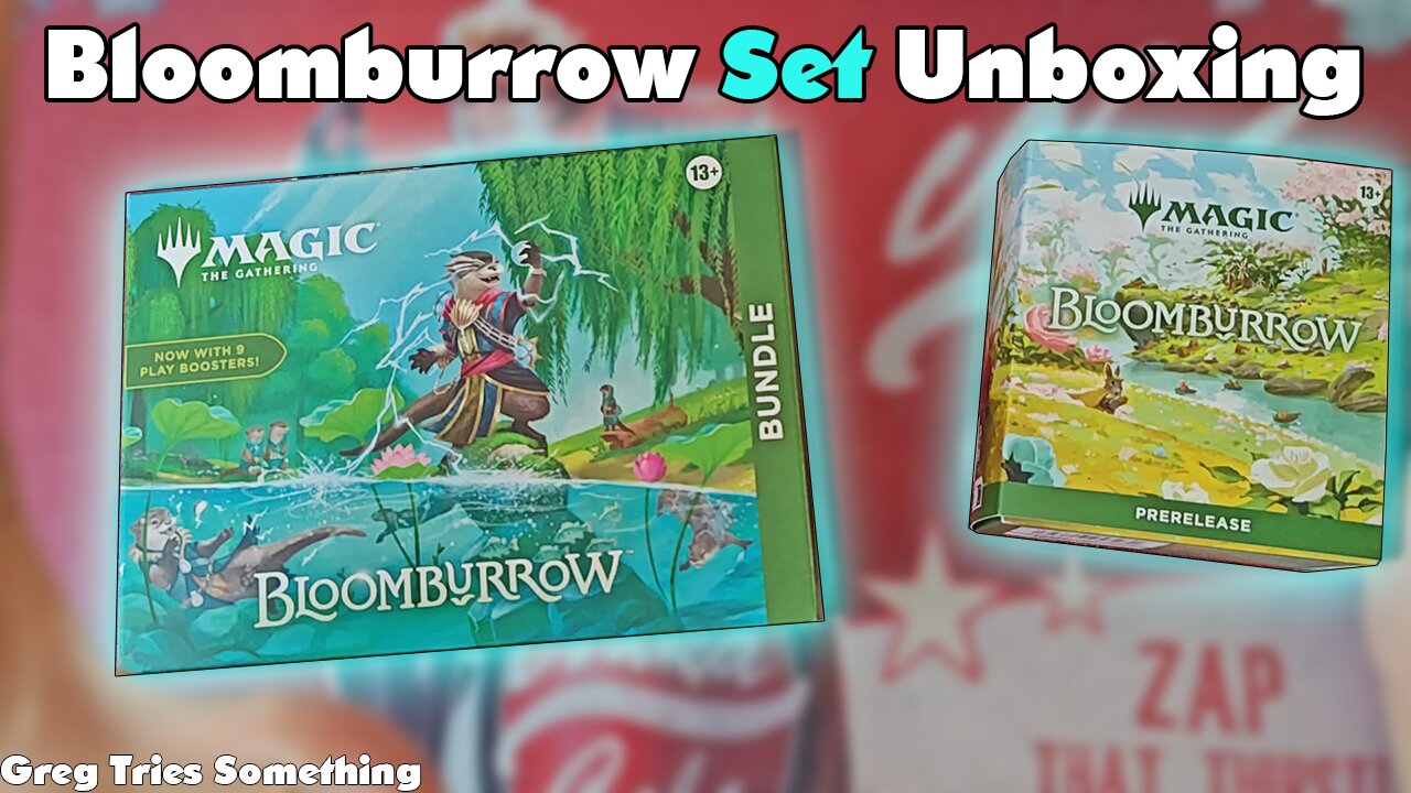 Magic The Gathering: Bloomburrow Set Unboxing