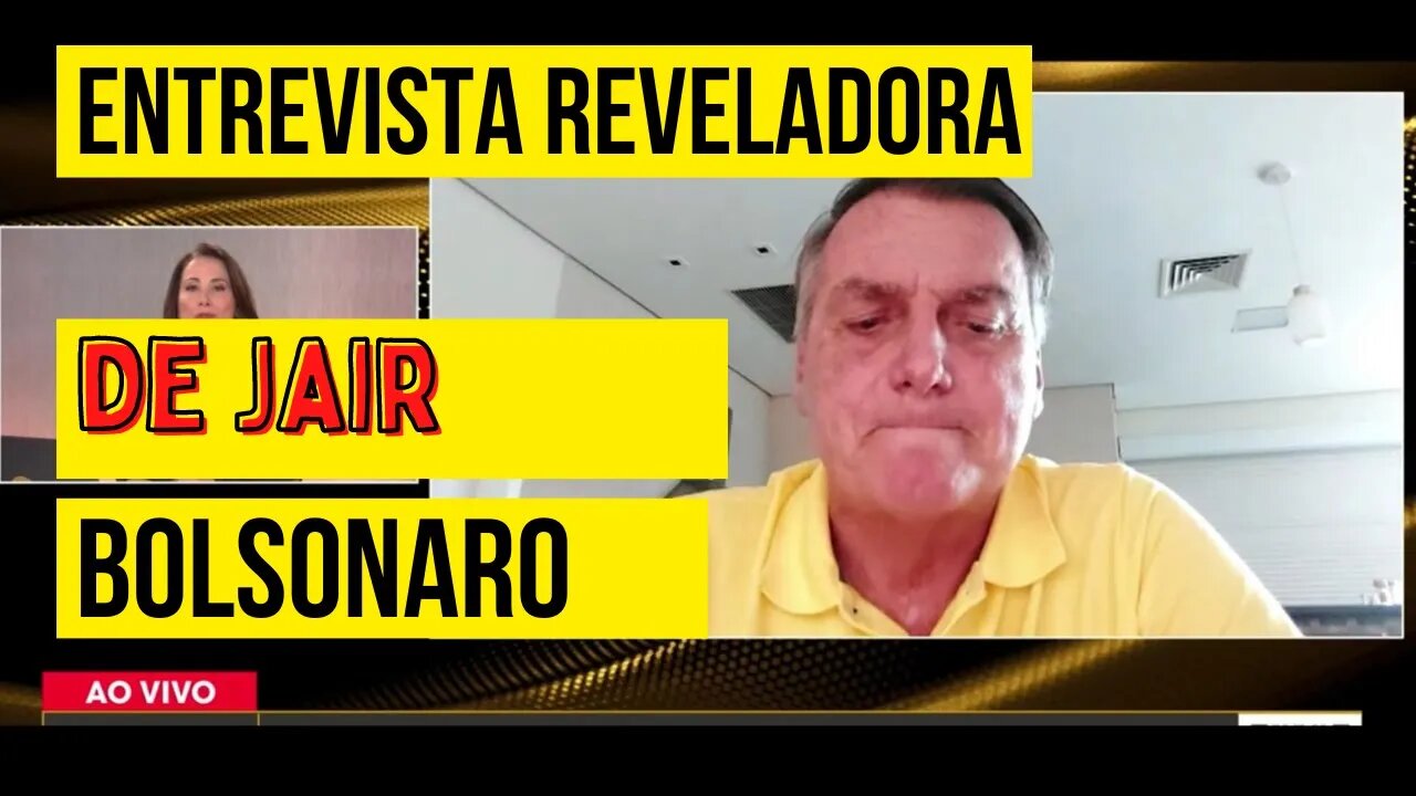 EX PRESIDENTE JAIR BOLSONARO DEU UMA ENTREVISTA FORTE E REVELADORA AGORA | IMPRESSIONANTE VEJA