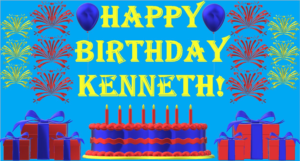 Happy Birthday 3D - Happy Birthday Kenneth - Happy Birthday To You - Happy Birthday Song