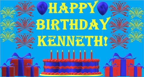 Happy Birthday 3D - Happy Birthday Kenneth - Happy Birthday To You - Happy Birthday Song