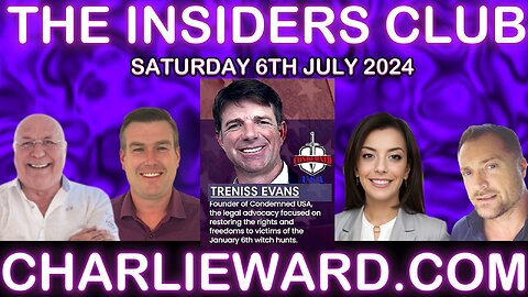 TRENISS EVANS JOINS CHARLIE WARD INSIDERS CLUB 6TH JULY 2024 WITH MAHONEY, PAUL BROOKER & DREW DEMI