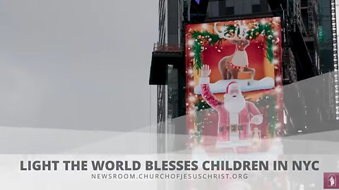 Light the World Blesses Children in New York City