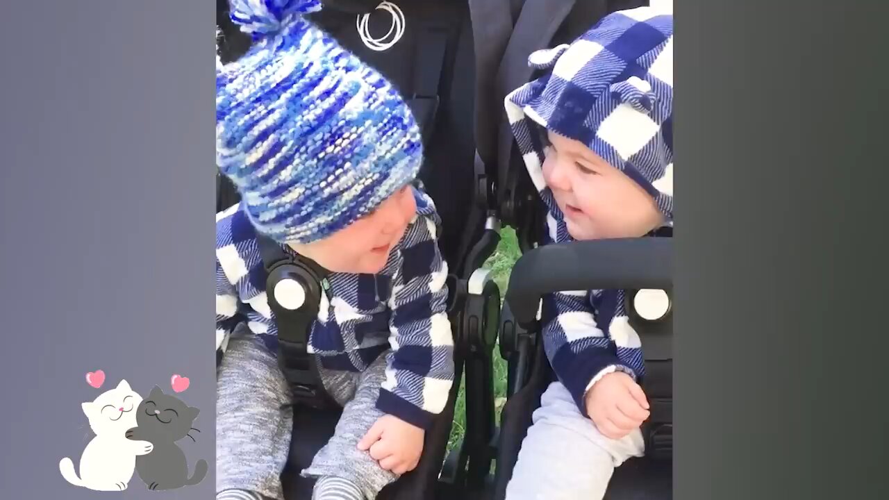 funny twins and triplets baby video 😂😂😂