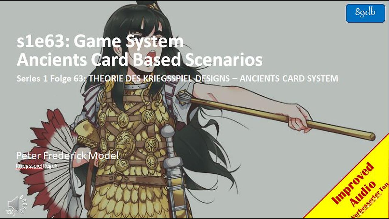 s1e63: Game System Ancients Card Based Scenarios