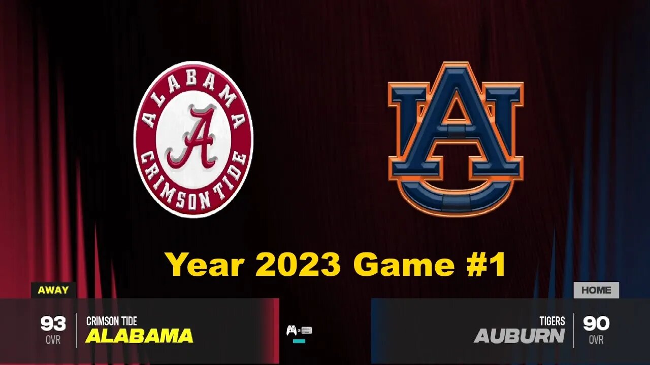 CFB 24 Alabama Crimson Tide Vs Auburn Tigers Year 2023