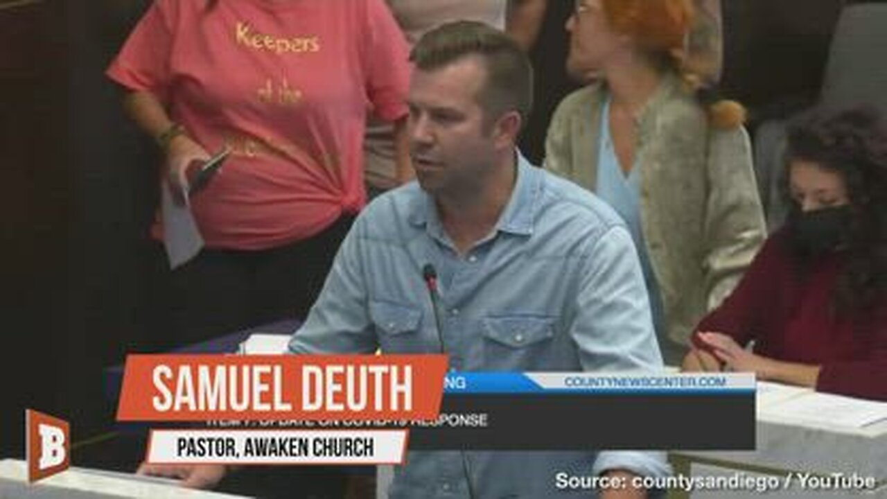 San Diego Pastor Slams Vaccine Mandates and Lockdowns: "We Do Not Consent!" - 8/20/21