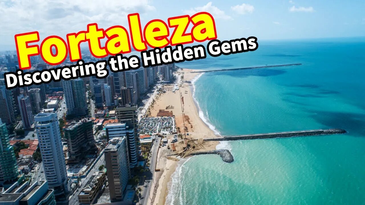 Fortaleza: Discovering Brazil's Vibrant Coastal City from Above with a Captivating Drone Flight