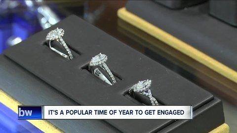 Christmas time is the most popular time of year to get engaged