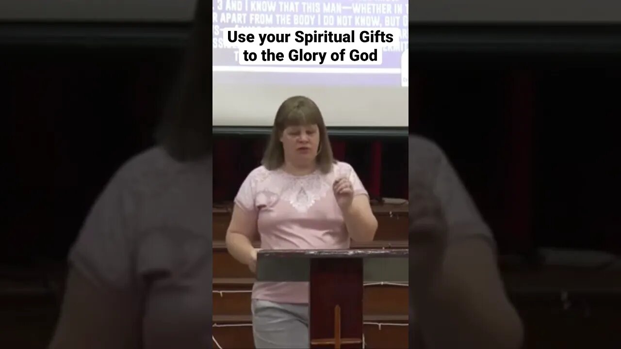 Use your SPIRITUAL GIFTS to the Glory of God! #spiritualgifts #holyspirit #valwolff #healing