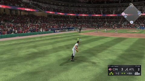 MLB The Show 21 RF assisted dbl play