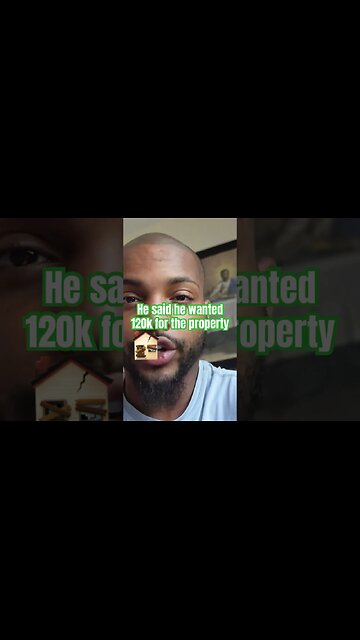 He said he wanted 120k for the property🏚️.. #Get2Steppin w S2