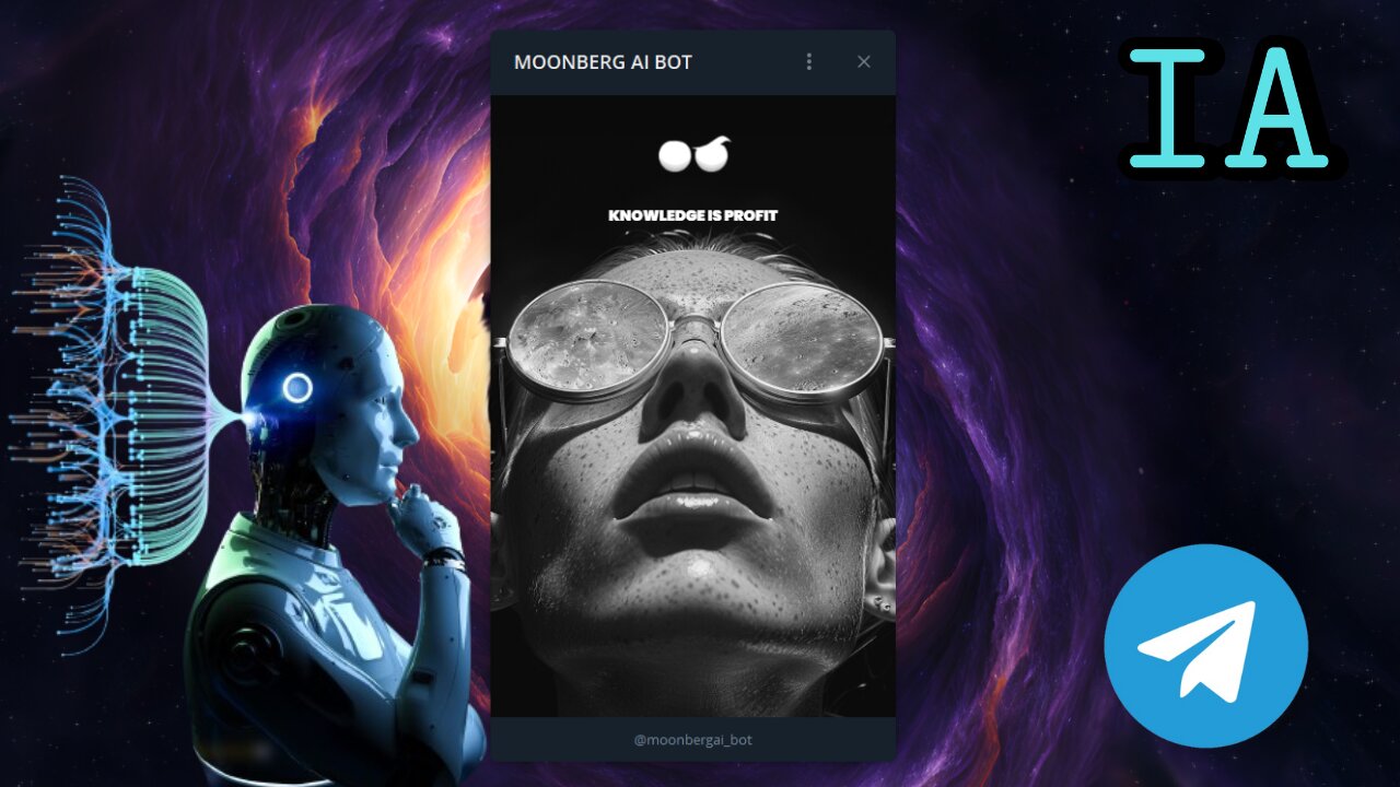 AIRDROP DE INTELIGÊNCIA ARTIFICIAL NO TELEGRAM! MOONBERG AI (ESTÁ NO INÍCIO, CORRE!)