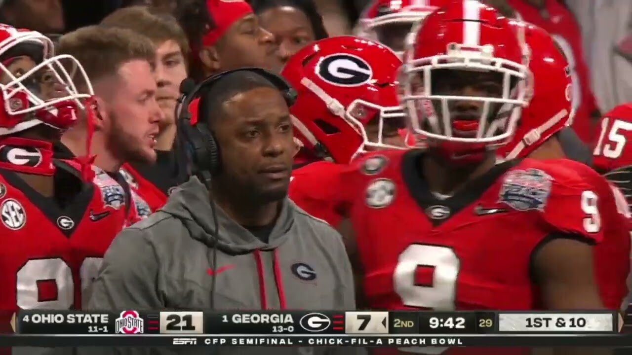 Georgia WR Arian Smith 47 Yard Catch sets up TD vs Ohio State | 2022 College Football