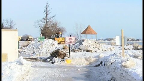 Crews work to clean up multi-use trails after winter storms