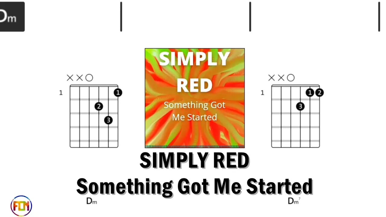 SIMPLY RED Something Got Me Started - FCN Guitar Chords & Lyrics HD