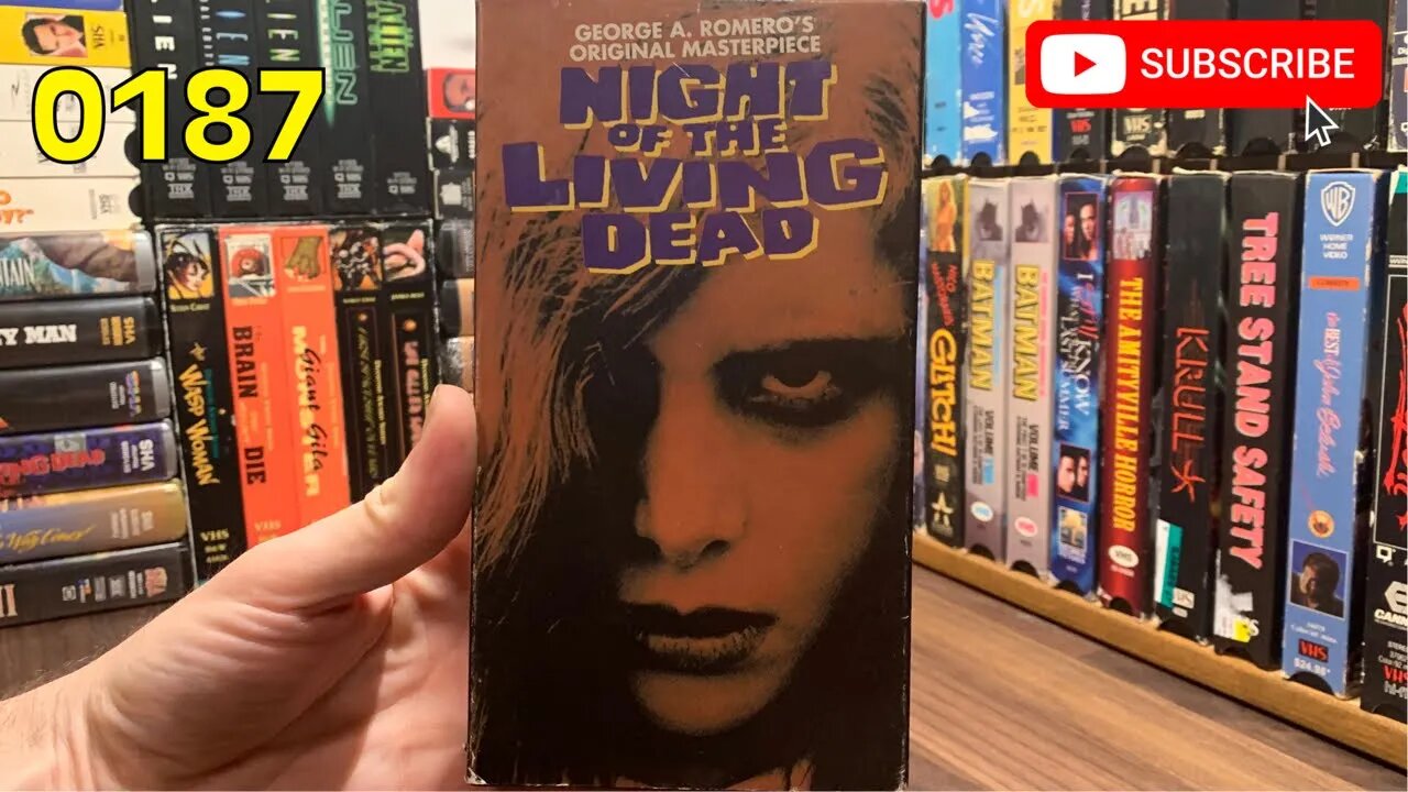 [0187] NIGHT OF THE LIVING DEAD (1968) VHS [INSPECT] [#nightofthelivingdead #nightofthelivingdeadVHS