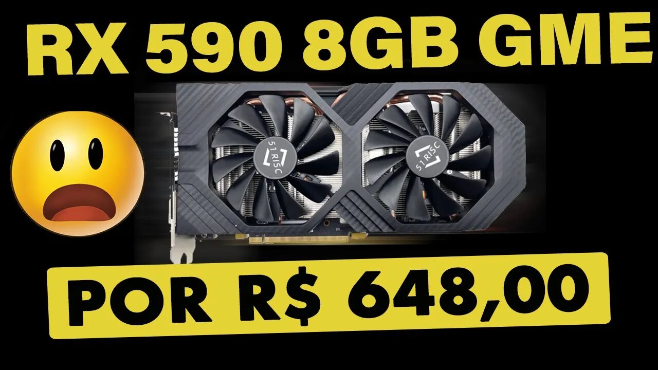 🔴 URGENTE!!! - RX 590 8GB GME DE R$650,00!!! FUNCIONA NO HACKINTOSH? SAIBA TUDO ANTES DE COMPRAR😱