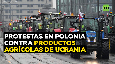 Agricultores inician el bloqueo de los pasos fronterizos entre Polonia y Ucrania