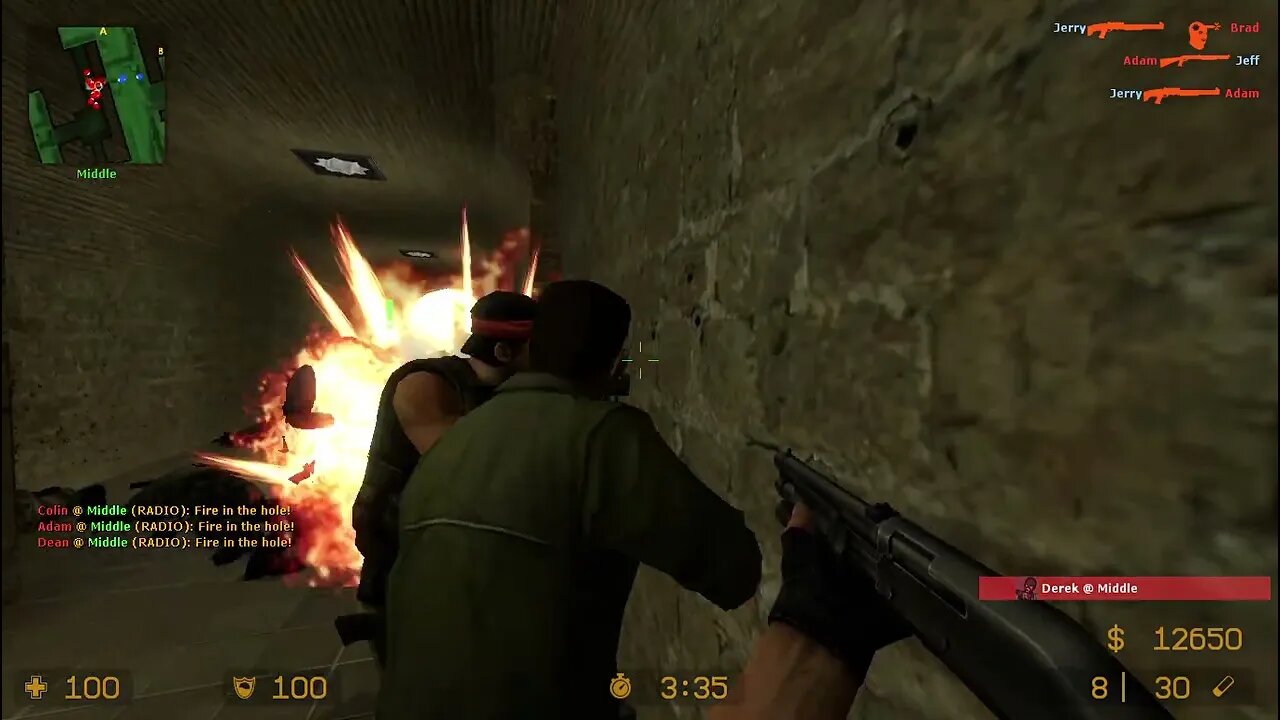 Counter Strike Source Dust 1 Bots #40 Only Shotguns