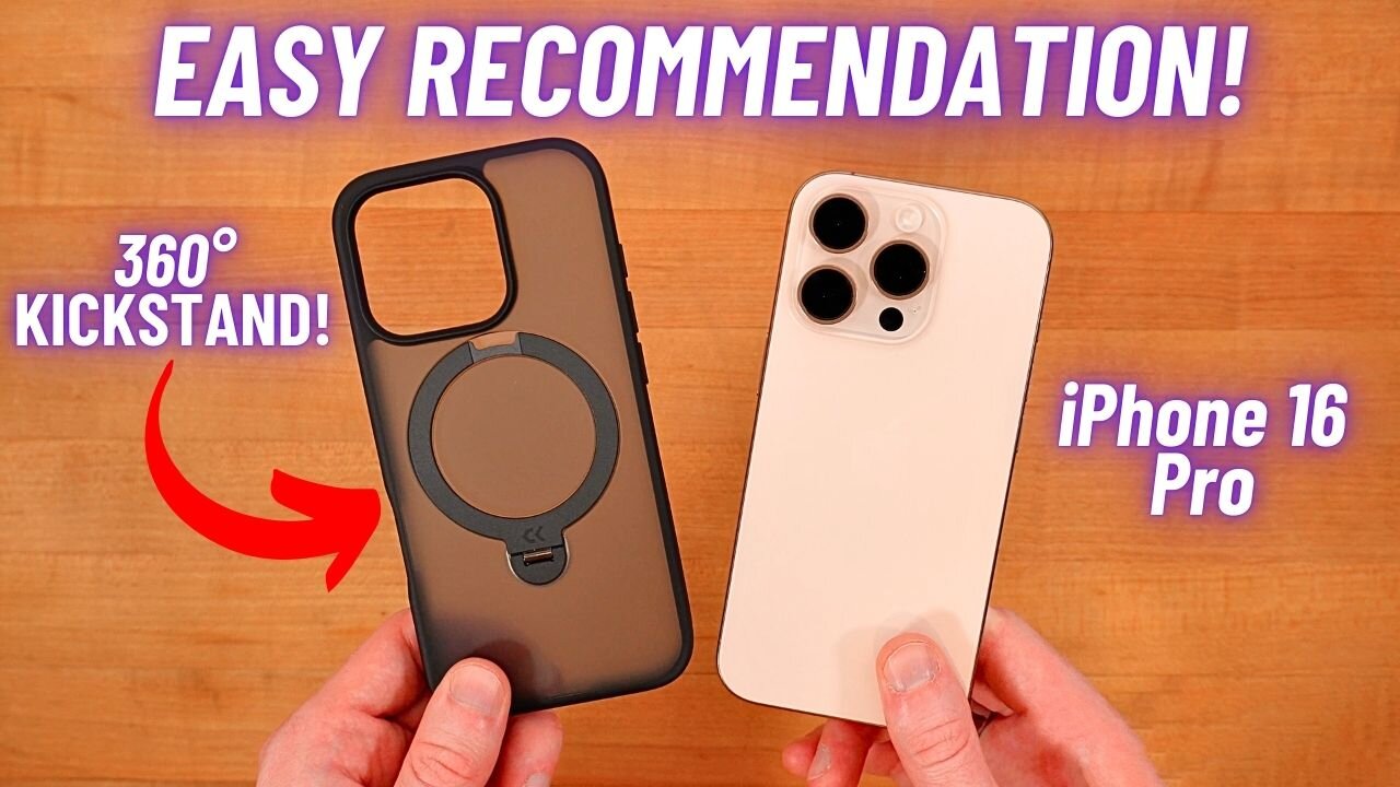 The PERFECT iPhone 16 Pro Case? CASEKOO MagicStand Case with Rotatable Kickstand!