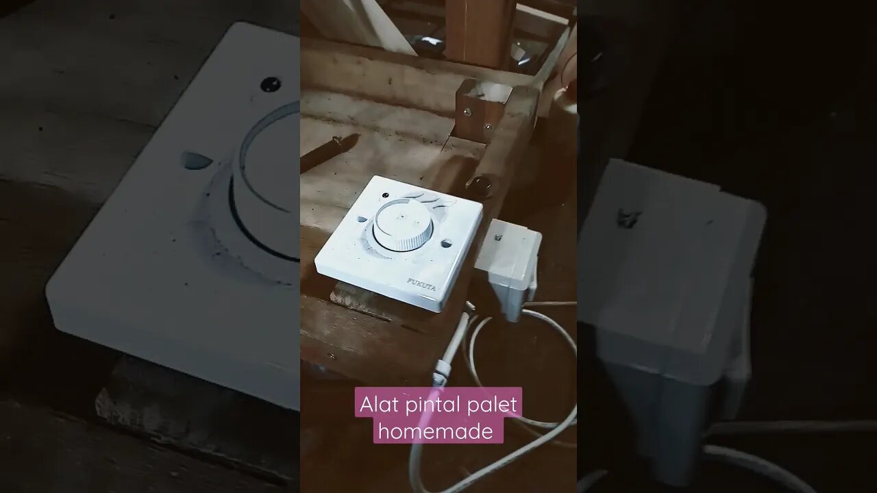 Alat pintal palet pakan #homemade #project jkt2 #diy #atbm #powerloom