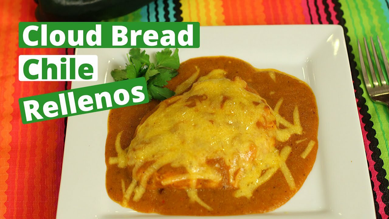 Healthy Cloud Bread Chile Rellenos | Easy & Delicious