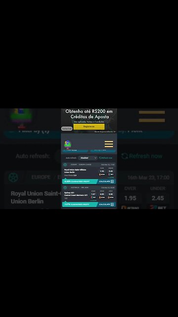 SUREBETS Nova Turma Vagas Abertas
