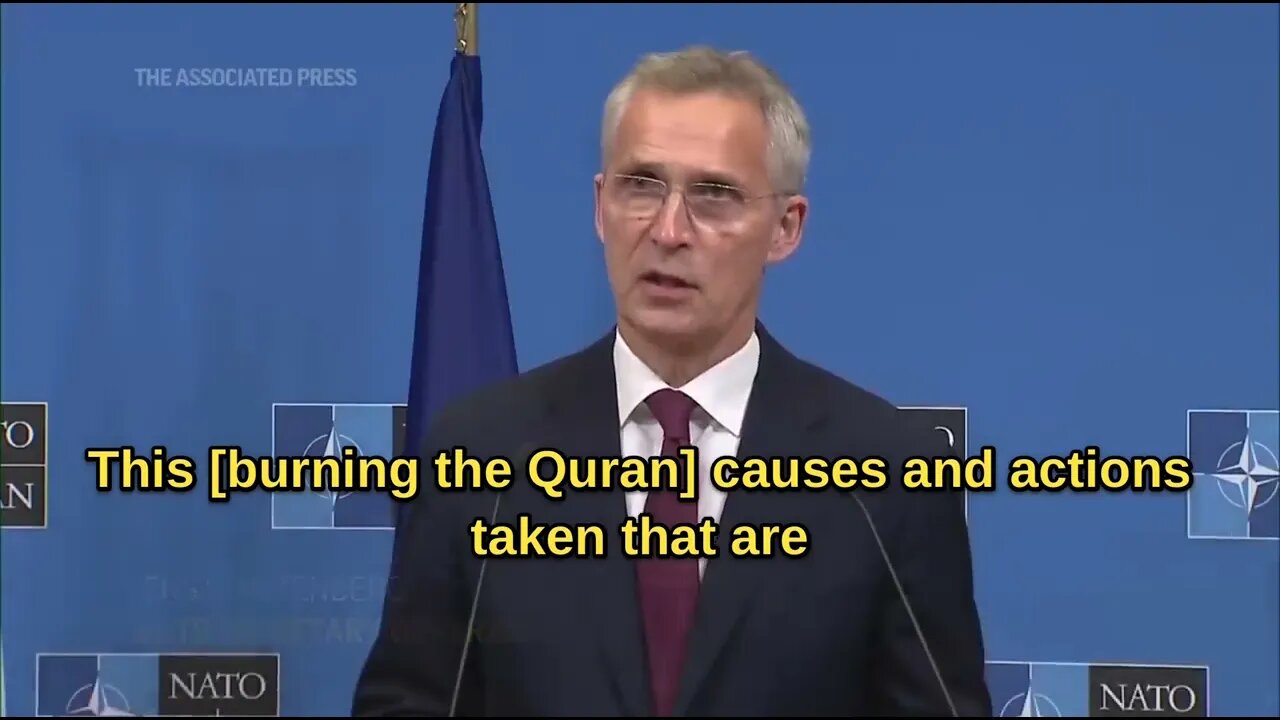 Jens Stolenberg defends the right to burn the Quran