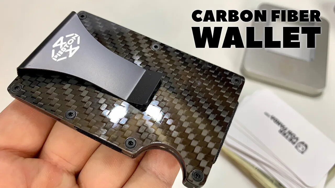 Minimalist Carbon Fiber Wallet Money Clip Review