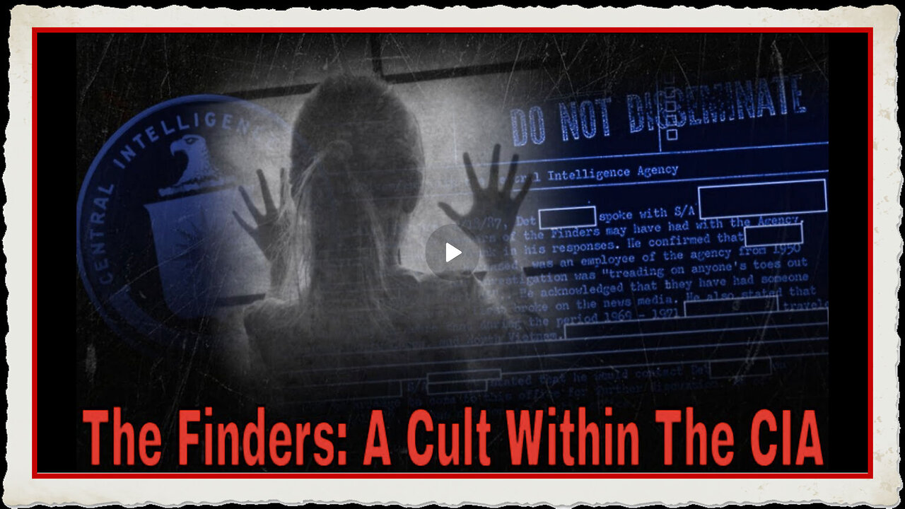 🔥 SATANISM - SATANIC RITUAL ABUSE - CHILDSEX TRAFFICKING - The Finders Cult With CIA Ties 🔥