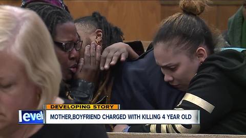 Mother, boyfriend charged with aggravated murder in death of 4-year-old Euclid girl