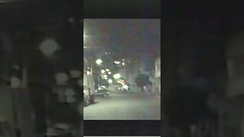 Fogos do América em janeiro de 1995 vistos da Rua Coronel Pedro Martins em Caratinga MG