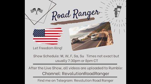 Revolution Road Ranger - Covid Survivor Interview, Rally Info 04/02/21