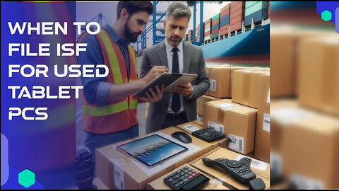 Navigating ISF Requirements: Filing for Used Tablet PCs