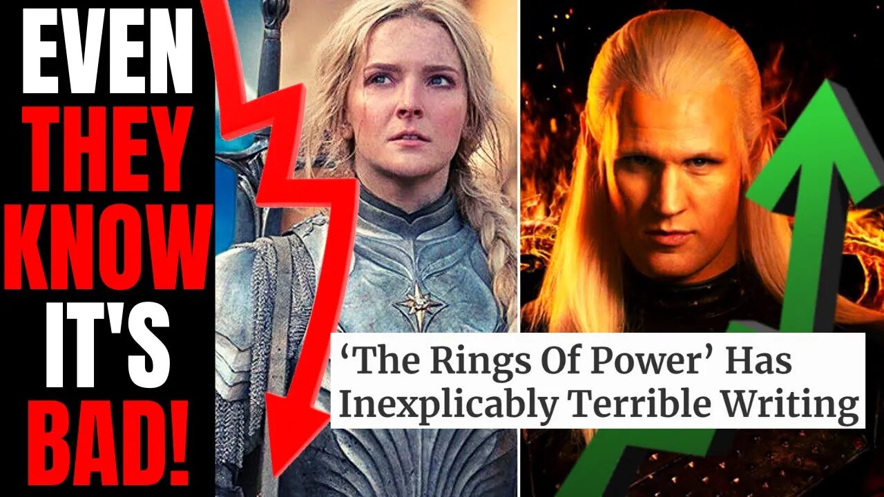 Even The MEDIA Knows Rings Of Power Is A DISASTER | House Of Dragon Keeps DOMINATING The Ratings