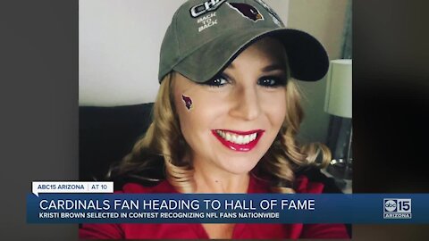 Cardinals fan heading to hall of fame