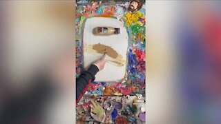 Niagara Falls painter uses Tik Tok to raise money for arts supplies in Niagara Falls schools