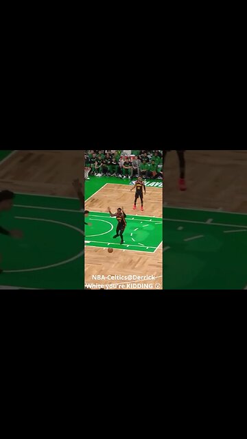 NBA Celtics@Derrick White you're KIDDING 😲 #shorts #playoffs
