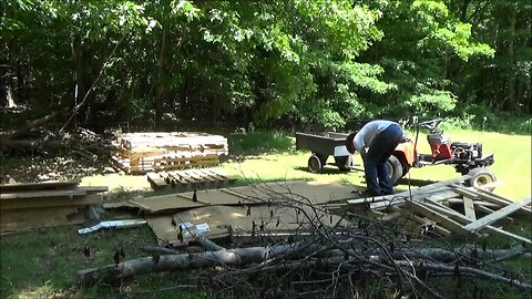 Sorting Separating And Stacking My Tiny Home Construction Materials