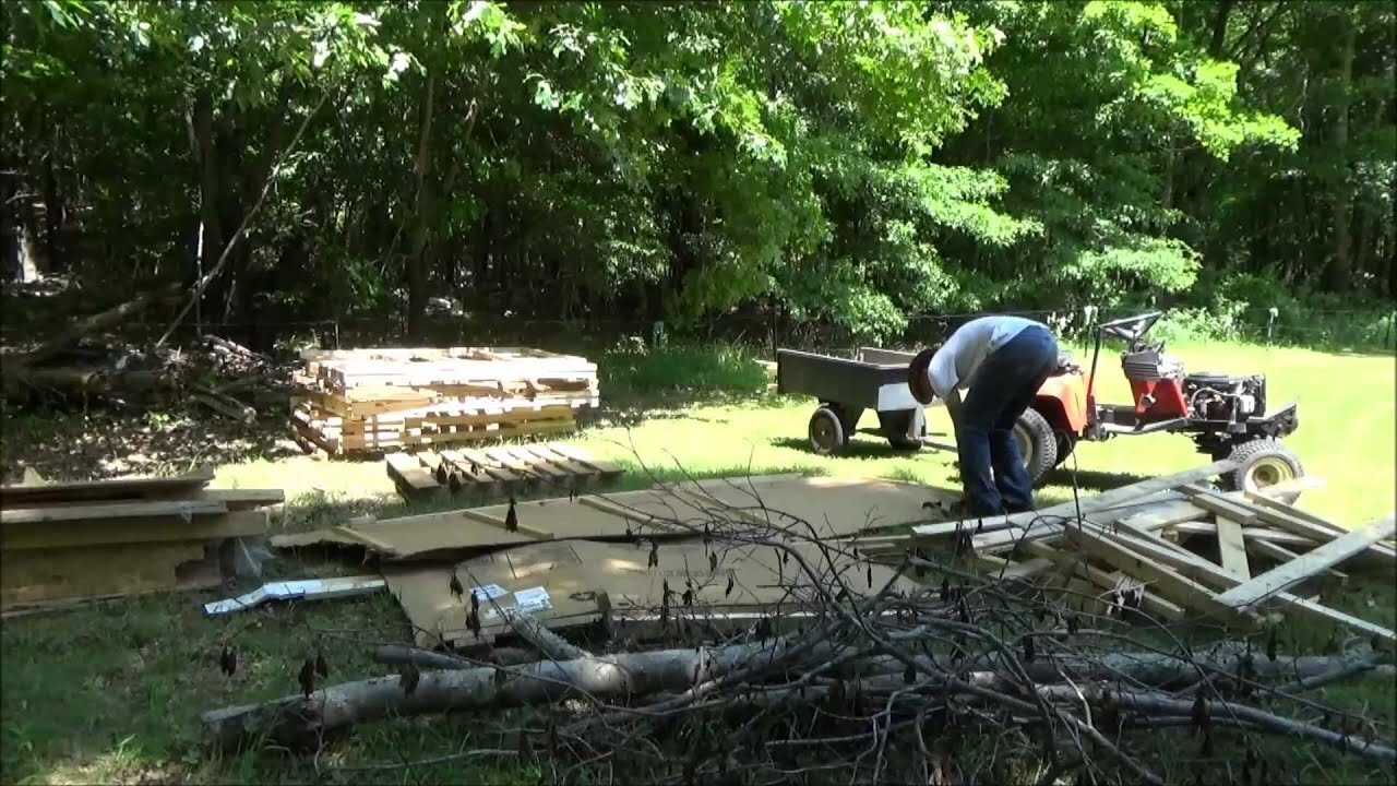 Sorting Separating And Stacking My Tiny Home Construction Materials