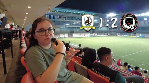 First time at a football game | Singapore Premier League match