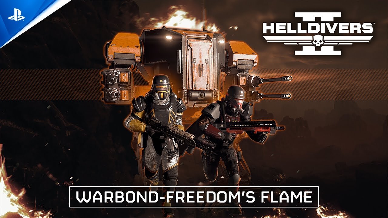 Helldivers 2 - New Freedom’s Flame Premium Warbond Deployed