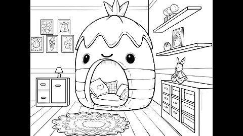 squishmallow coloring page