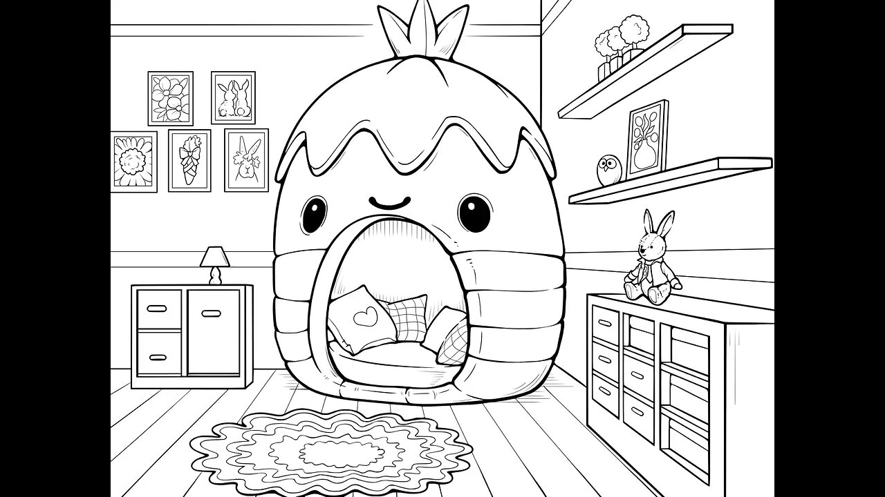 squishmallow coloring page