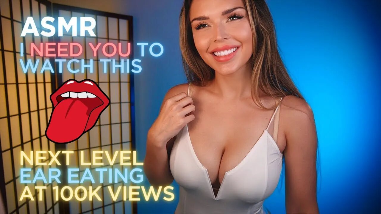 Uploading a LIFE CHANGING EAR EATING 👂👅 video when this gets 100k views 🚨PLEASE WATCH🚨 | ASMR